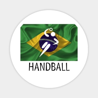 European Team Handball Basic Sport Design Brazil Magnet